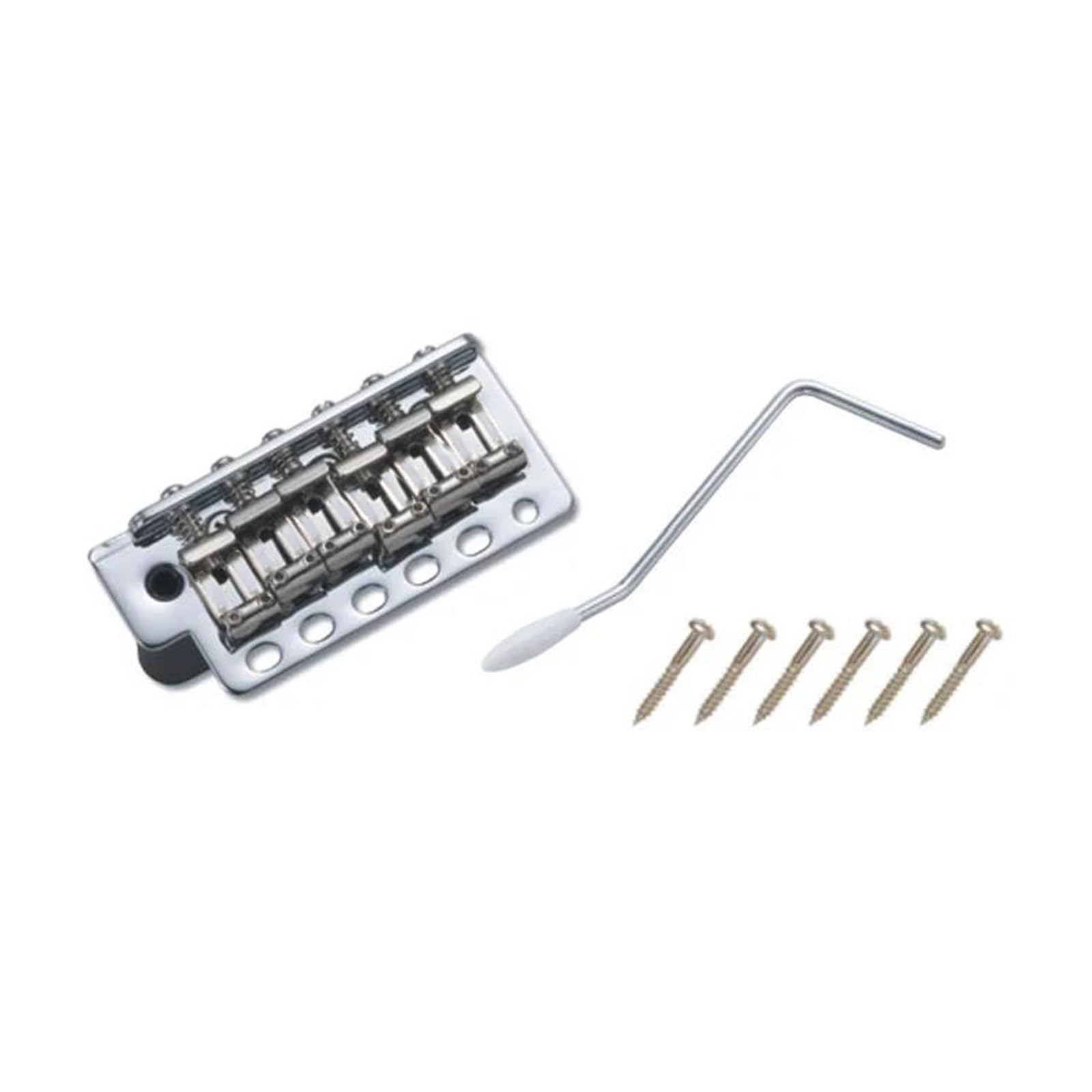 Puente De Trémolo Para Guitarra Con Montura De Acero Curvada Y Bloques De Zinc O Latón Chapados En Oro | Puente de guitarra(CR-HT)