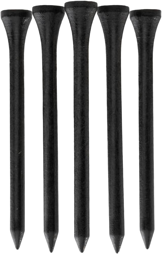 100 PCS Bamboo Golf Tees | Multiple Colours & Sizes | Castle Golf Tees | Standard Golf Tees | Eco Friendly & Sustainable Bamboo Golf Tees