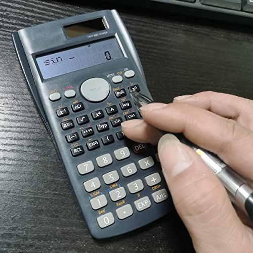 YEITIADY Scientific Statistic Fractions Chemistry Math Engineering Function Science 2 Line 10+2 Digit Middle School Calculator 85ms の商品画像 1