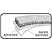 M-D Building Products, Gray 04267 M-D Epdm Adhesive Weather-Strip, 1/4 in W X 17 Ft L X 7/32 in H, 1 Pack