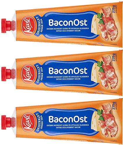 Kavli Bacon - Bacon Cheese Spread, 275 g (Pack of 3)