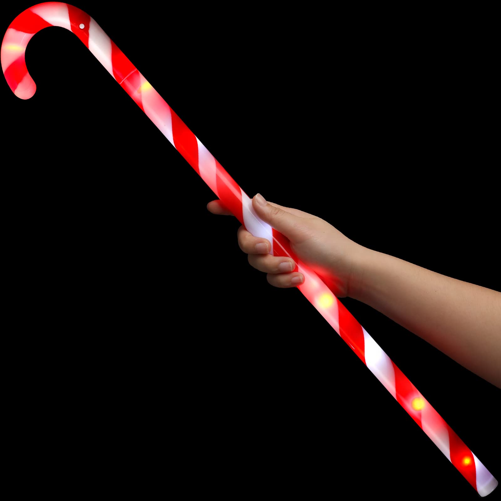 Photo 1 of Large Light Up Candy Cane Wand Christmas Light  23 Inch (12 Pcs)