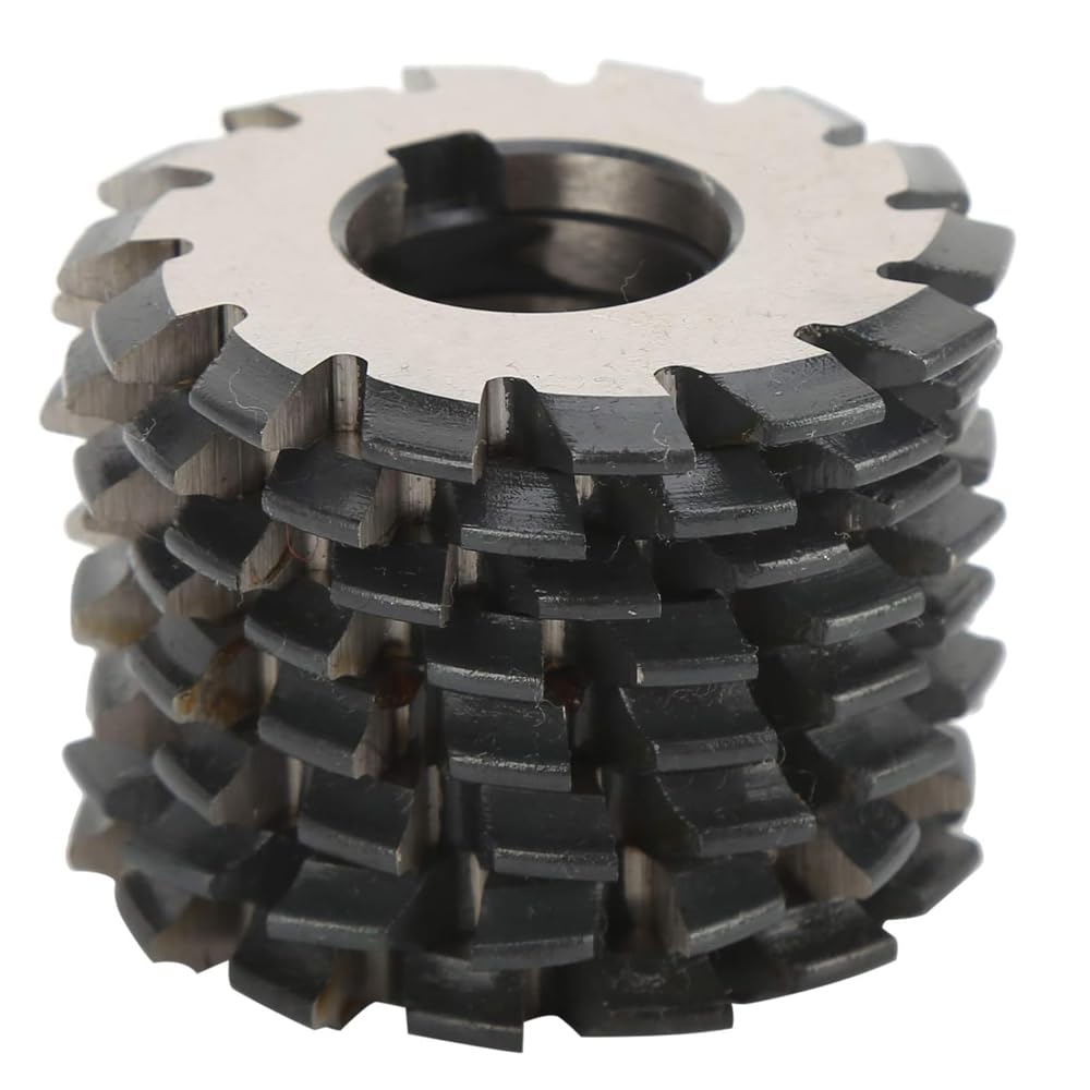 Hochgeschwindigkeitsstahl-Fräser, M0,5 x 16 mm, gerader Zahnradfräser, HSS-Fräser in Scheibenform, für Industriebedarf, Fräser, 8 Stück