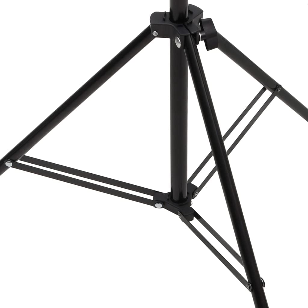 Mangloder - Supporto per sfondo a forma di T, nero, 201 x 60 x (70-200 cm), regolabile, per fotografia in studio, riprese video, foto di prodotti, ritratti, supporto flessibile per sfondo e facile