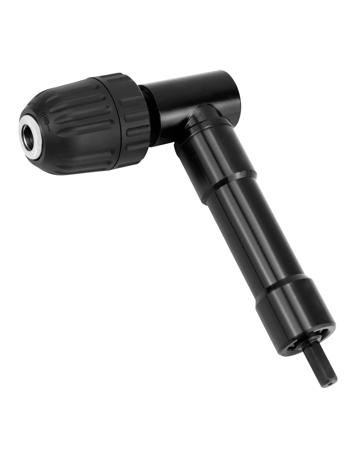 Qwork Black Qwork® Angle Drill Attachment Clamping Range 0.8-10Mm 90 Degree Drill Chuck Angle Drilling Adapter