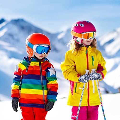Hicarer 3 Pairs Kids Winter Gloves Waterproof Snow Ski Gloves Windproof Warm Unisex Ski Gloves Thermal Snow Mitten For Cold Weather Girls Boys (Camo Style, 12-14 Years) #TOP1
