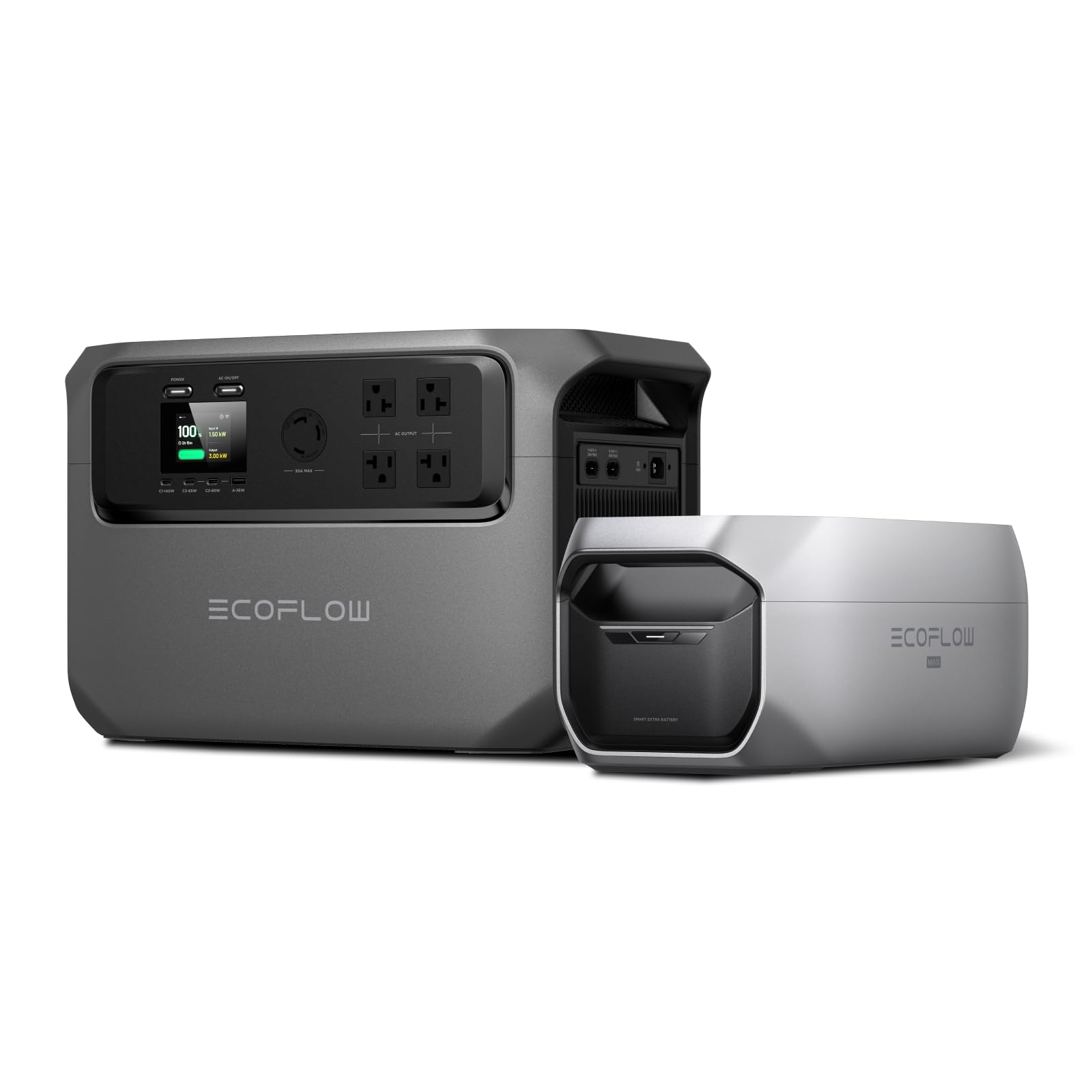 EcoFlow DELTA 3800 Gen 4 ポータブル電源+DELTA 3 Max Plus 専用バッテリー 3763Wh 3000W定格出力 | 同容量クラス最小・最軽量 エコフロー リン酸鉄リチウム 10年長寿命 車中泊・アウトド、Amazonで345,800円・33.3%OFF