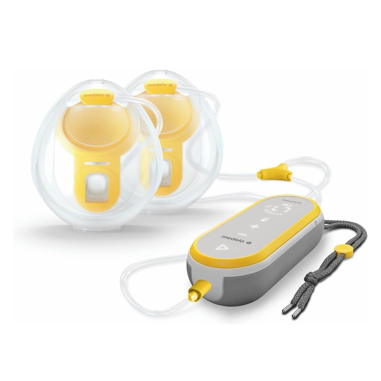 Medela Freestyle Hands-Free Double Electric Breast Pump with Wearable Cups, Rechargeable Battery, App Connectivity, Portable and Discreet Design