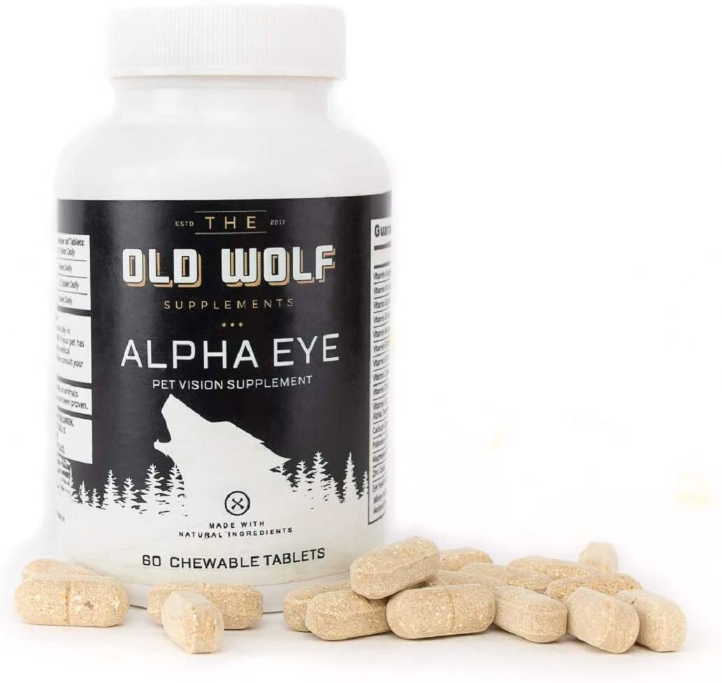 Buy The Old Wolf Alpha Eye Vision Supplement for Dogs Vision Support