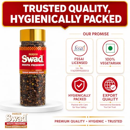 Image of Swad Banarasi Paan Mukhwas Mouth Freshener, 100g, Pack of 1