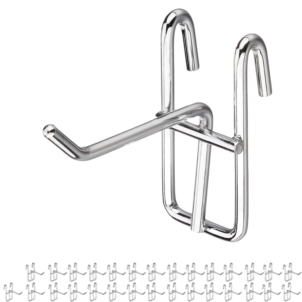 ②商品陳列 メッシュ用金属製フックφ5 長さ50mmなど20Kg分 ②商品陳列 メッシュ用金属製フックφ5 長さ50mmなど20Kg分 楽天