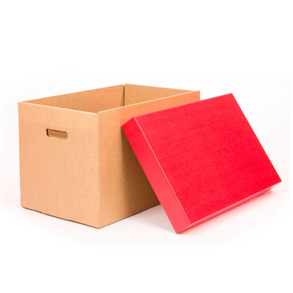 Set Di 3 Cubi Portaoggetti In Lino Oxford Pieghevoli Con Manici – 47x28x20 Cm, Per Scaffali, Armadi E Stanze Dei Bambini