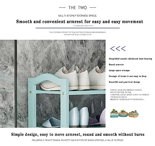Rangement chaussures bambou gain de place meuble d'angle autoportant entrée - 5