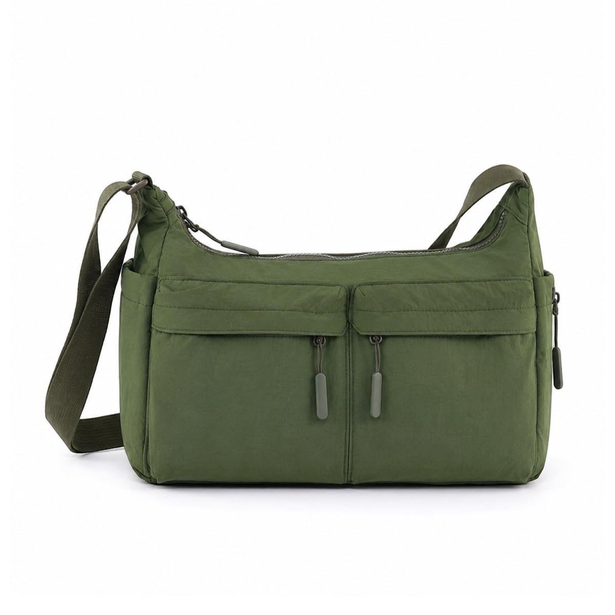 Crossbody Bag for Women and Men Small Puffy Hobo Purse with Adjustable Strap Lightweight Multi Pocket Design for Traveling or Work and Daily Use-image-44