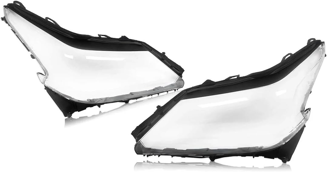 Head light Lenses Compatible Compatible for Lexus for LX570 Front Lamps Shell 2016 2017 2018 2019 Transparent Cover Lens Left Right Replacement Headlamp Lampshade(Large)
