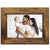 Personalized Wooden Picture Frames 4×6 in Horizontal Dark Wood Vintage Picture Frames Custom Rustic Wood Photo Frames for Wall and Desktop Display Customized 4×6 Picture Frame Gift