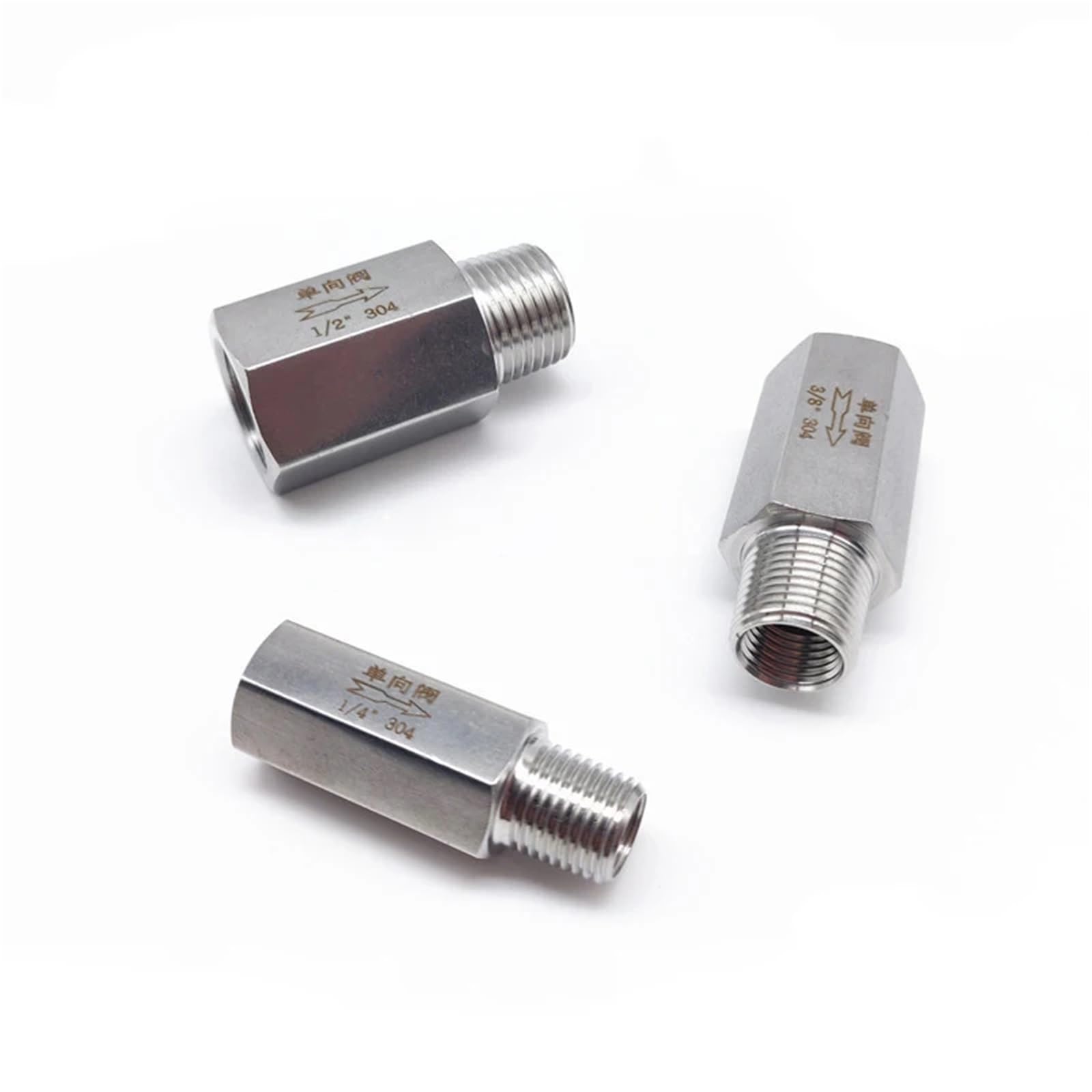 Clapet anti-retour inox 304 1 pouce pour éviter le reflux d'eau