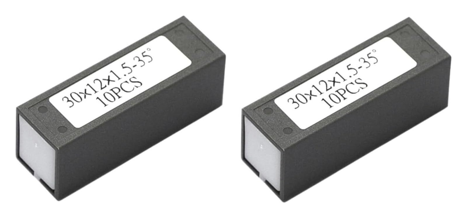 Narzędzia skrawające – płytki do strugów Wkładki z węglika wolframu kwadratowe 30x12x1,5 mm 20 szt. 2 krawędzie do strugarki śrubowej do rowków