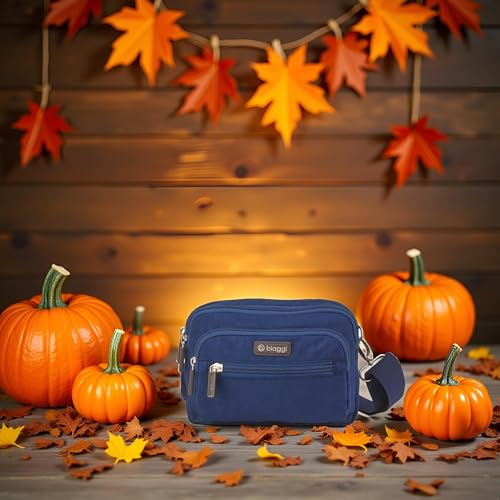 Image of biaggi Flexmates Convertible Anti-Theft Crossbody Bag for Women | Lightweight On-The-Go Travel Organizer, RFID Blocking