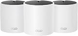 Amazon product image of TP-Link Deco X15 Dual-Band AX1500 WiFi 6 Mesh Wi-Fi System | Replaces Routers and Extenders | Covers up to 5,600 sq.ft. | 2 Gigabit Ports per Unit, Supports Ethernet Backhaul, 3-Pack
