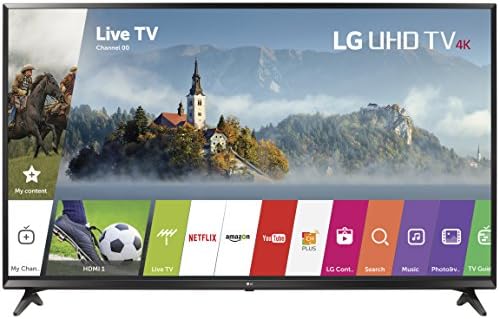 LG Electronics 49UJ6300 49-Inch 4K Ultra HD Smart LED TV (2017 Model)