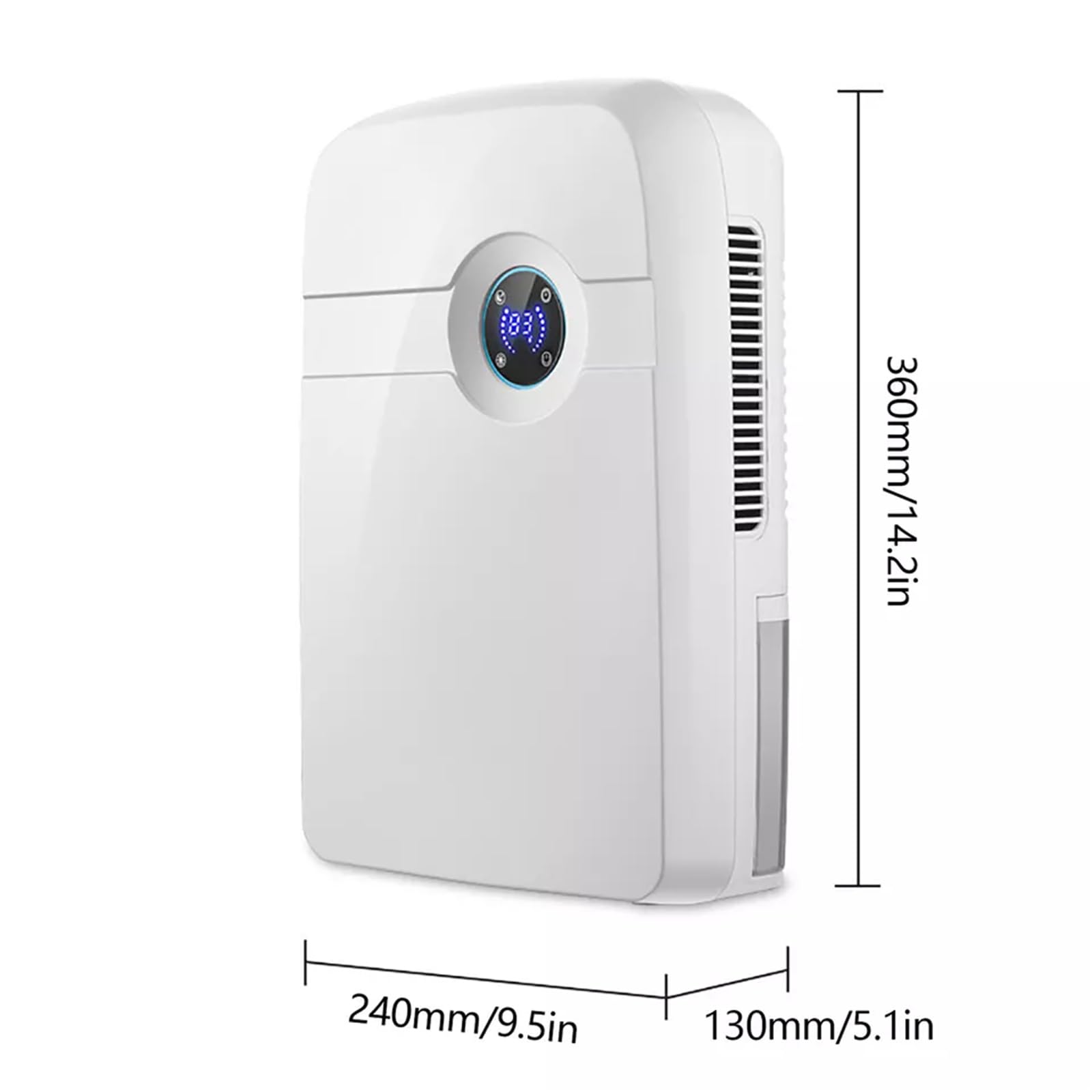 Osuszacz powietrza do pomieszczeń, elektryczny osuszacz powietrza 2500 ml, do biura, sypialni, łazienki