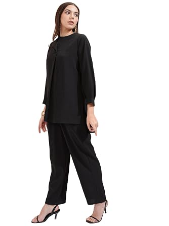 Vishudh Women's Co-ord Set | Trendy Matching Set for Casual & Chic Looks | Stylish Top & Bottom Co-ord for Women