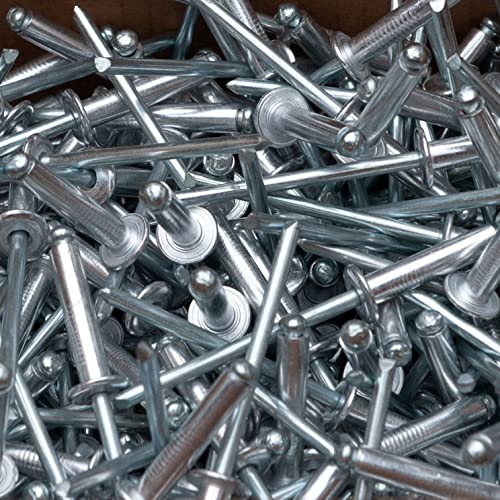 4mm x 8mm Alloyl Blind Rivets, 50 Pack, Rivets for Metal Blind Rivet, Dome Head Rivet - Image 2