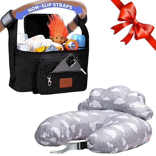 Image of PILLANI Newborn Essentials: Stroller Organizer & Breastfeeding Pillows