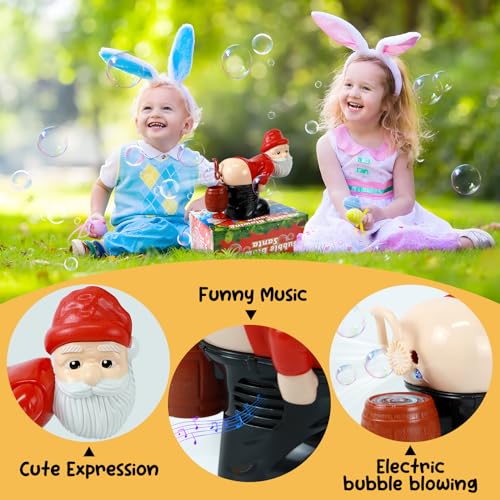 Antsylve WH067 Santa Claus Bubble Butt Machine, Automatic Bubble Blower Machine Santa Claus Toy, Funny Santa Automatic Fart Bubble Machine thumb #5