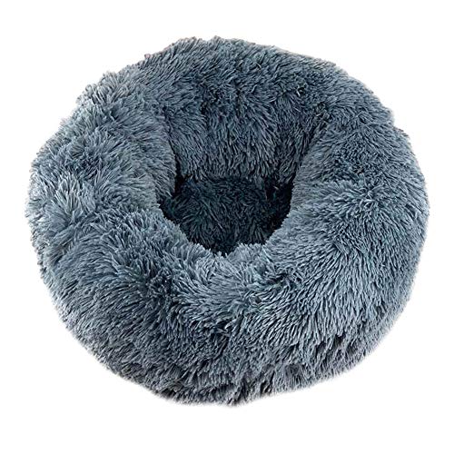 Forart Luxury Fluffy Cozy Pet Bed, Soft &Cómoda y Redonda Cama de Mascotas de Felpa para Perros pequeños, Cama de Mascotas de Calentamiento espontáneo para Dormir