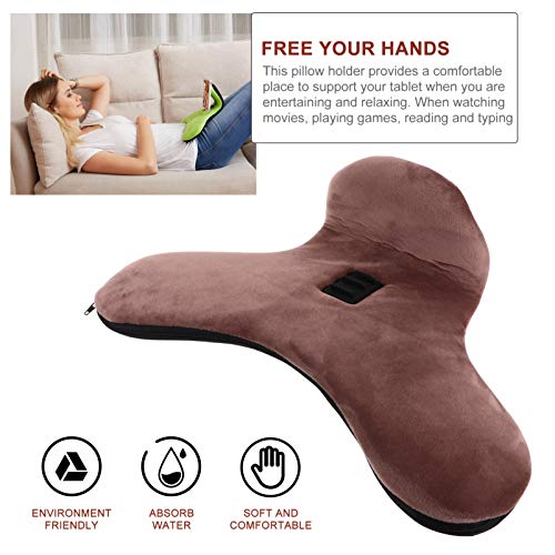 VILLCASE Suporte de Travesseiro para Tablet Suporte de Telefone Macio Com Proteção de Pulso E Almofa