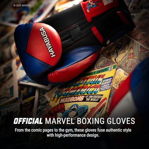 Image of Hayabusa Marvel Classic Boxing Gloves for Men, Women & Kids - Officially Licensed | 16oz 12oz 8oz 6oz Training, Sparring, Bag & Pad Work