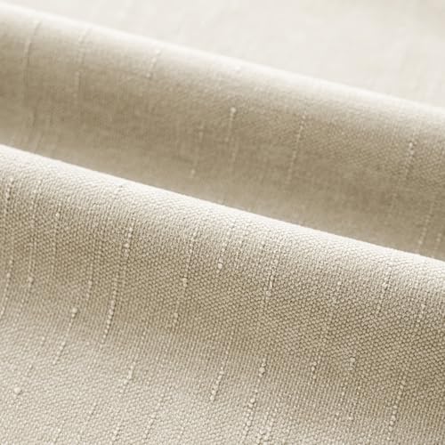 Image of Foindtower Pack of 2 Soft Textured Chenille Throw Decorative Pillow Covers Square Accent Solid Cushion Cover Cozy Neutral Farmhouse Pillow Case for Couch Sofa Bedroom Living Room 16x16 Inch, Beige