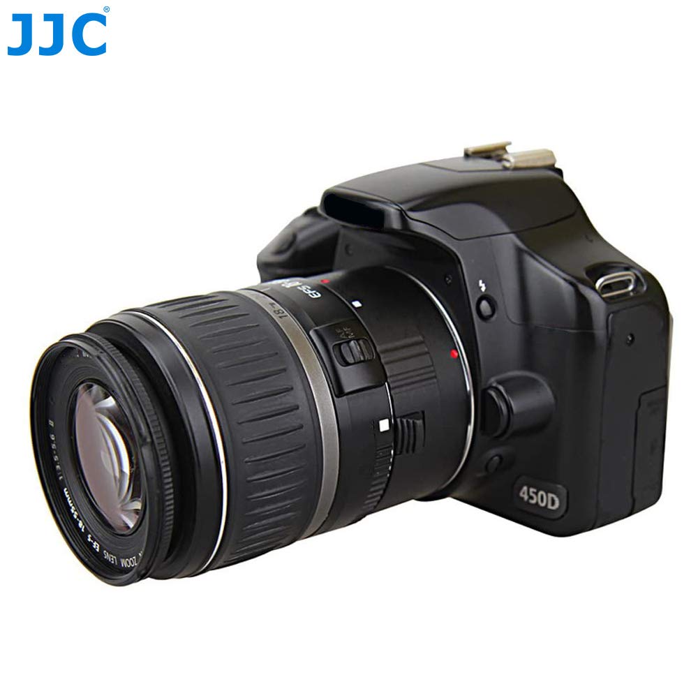 JJC 25mm Métal Ensemble Tube d’Extension Automatique Macro pour Canon EOS Caméra