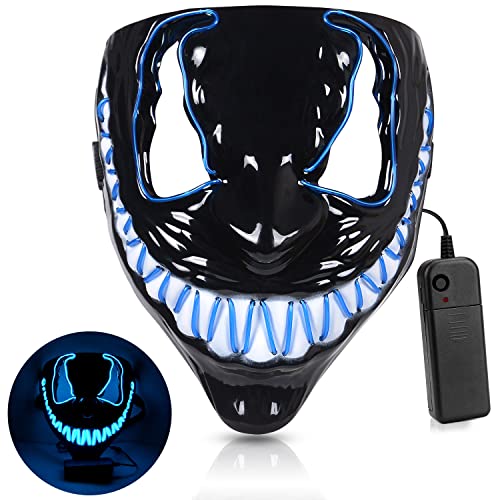 HITOP LED Light Up Halloween Mask 2-Pack #TOP29