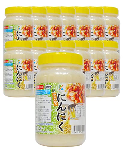 九州ファーム みじん切りにんにく(有塩)1kg ×15個