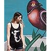 Shop-Delfina-Mermaid-Siren-Skeleton-Holding-Clam-with-Pearl-Racerback-Tank-Top Shop Delfina Mermaid Siren Skeleton Holding Clam with Pearl Racerback Tank Top (as1, Alpha, x_l, Regular, Regular, Black)