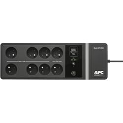 APC Back-UPS Essential BE850G2-FR - Inversor de pararrayos con batería de Respaldo de 850VA (8 enchufes, Protector contra sobretensiones, 2 Puertos de Carga USB rápidos Tipo A y Tipo-C)
