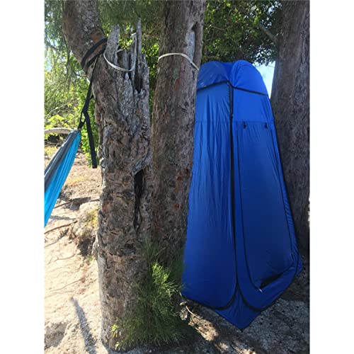 Carpa portátil para camping y playa azul miniatura 2