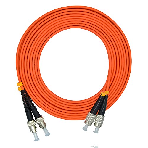 Cable de fibra optica multimodo FC ST OM2 puente de conexion duplex 10 metros