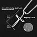 HZMAN Athletes Cross Necklace by Pendant Sports Stainless Steel Baseball and Baseball Bat Cross Necklace (Silver)