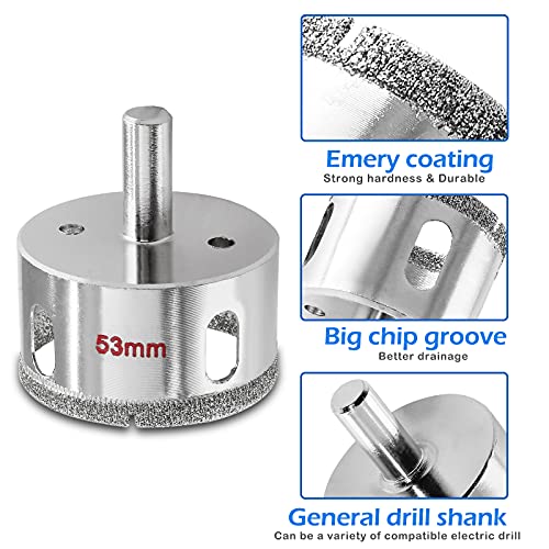 Image of Luomorgo 53mm /2 1 /8 inch Diamond Hole Saw