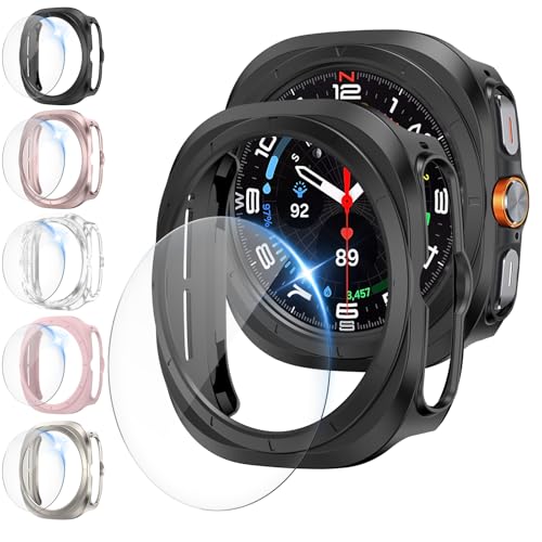 Coque Samsung Galaxy Watch Ultra 47mm protection écran verre étui rigide montre