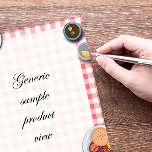 Summertime Backyard Bbq Letterhead Laser & Inkjet Printer Paper, 100 Pack #TOP2