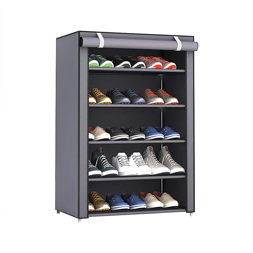 Meuble à chaussures étagère de rangement modulable et compacte