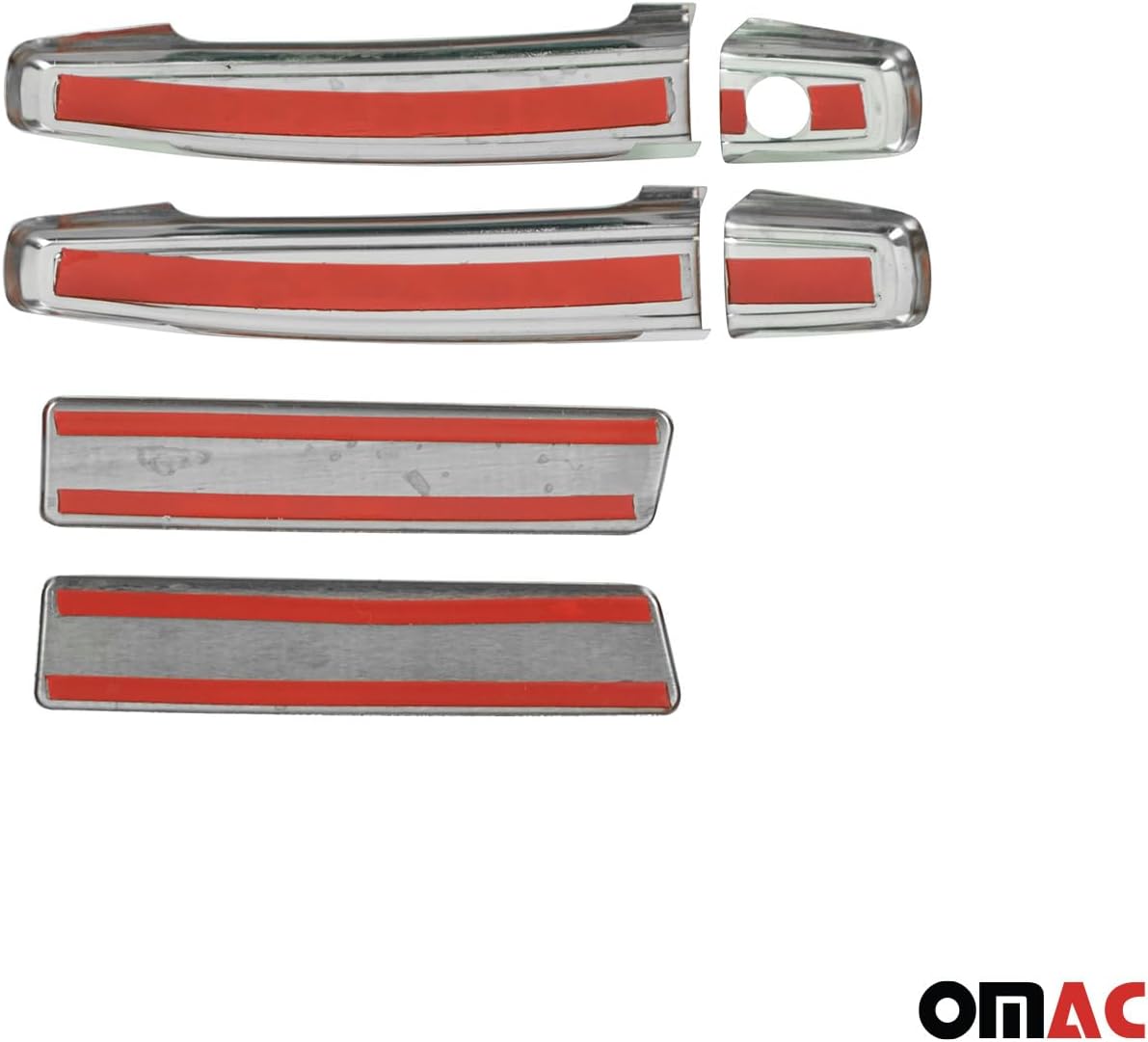 OMAC Door Handle Cover Guard for Chevrolet Sonic Hatchback 2012-15 Stainless Steel 6X