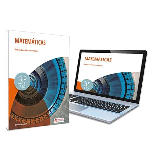 Matemáticas 3º - Libro de texto en formato físico de Diversificación Curricular 3º ESO (Cicl-PMAR) - 9788418356803