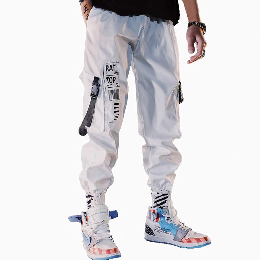 XYXIONGMAO Men's Techwear Tactical Pants Cargo Jogger Pants