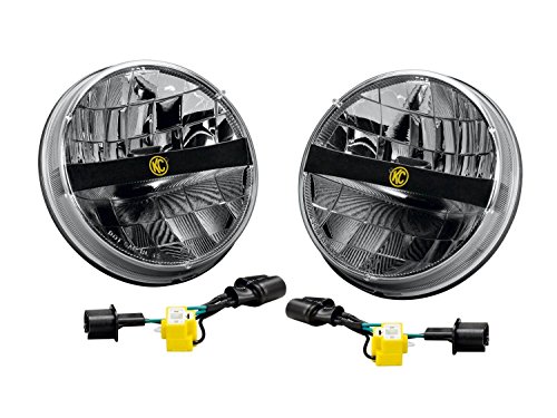 KC HiLiTES (42321) 7" LED Headlight for Jeep JK - Pair